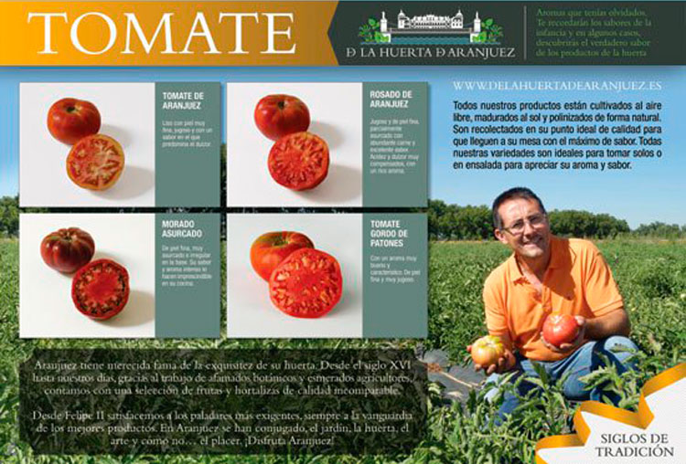 Cartel tomate Makro